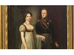 Anna Pauwlona en Willem II geschilderd door Jan Willem Pieneman (Collectie gemeente Tilburg).